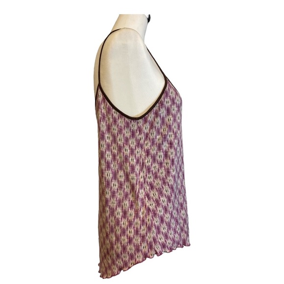 Matilda Jane Hello Lovely Feeling Free Tank Size Large Lined‎ Cream Pink Brown - Picture 2 of 9